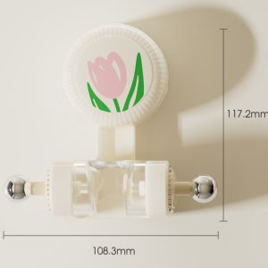 ที่วางฝักบัวแบบเคลื่อนย้ายได้ไม่ต้องเจาะ ขาตั้งฝักบัวแบบเจาะรูฟรี ขาตั้งฝักบัวแบบดอกทิวลิป ที่วางฝักบัวแบบดูดติด ชั้นวางฝักบัวแบบหัวฉีด
