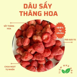 DÂU SẤY THĂNG HOA -  SIZE TO - GIÒN NGON CHUA NGỌT - TÚI 100G 250G 500G - TIỆM NHÀ DÂU