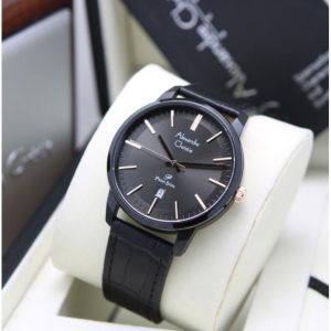 Jam tangan pria alexandre christie AC 1030 new tali kulit