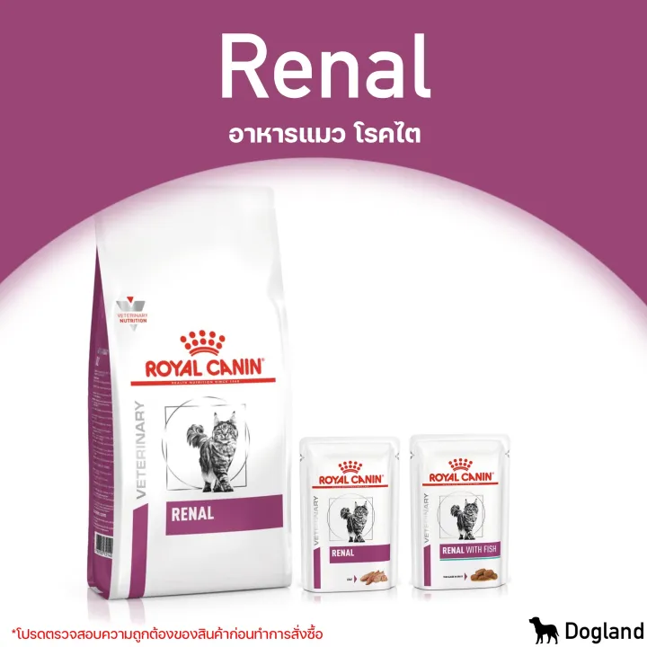 Royal Canin Renal อาหารแมวโรคไต สำหรับฟื้นฟูไต