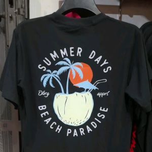 Debrug tshirt summer day beach paradise /kaos traveling kualitas distro premium