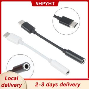 [COD] SHPYHT Local delivery Ship within 24 hours Type-C to 3.5mm AUX Jack Earphone Audio Adapter Audio Splitter USB-C Converter Headphone Adaptor