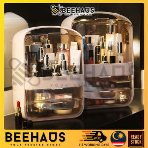 BEEHAUS Cosmetic Storage Box Makeup Organizer Comestic Box Jewelry Nail Polish Drawer Container Case Skin Care Kotak Solek