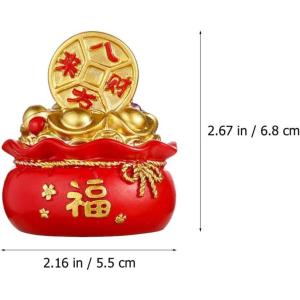 ถุงทองถุงเงินต้นไม้ งานเรซินประดับตกแต่ง ของตกแต่งบ้าน-รถ เสริมฮวงจุ้ยโชคลาภ ของขวัญมอบให้คนพิเศษ