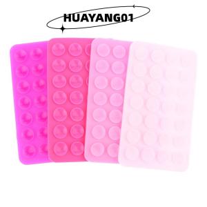 HUAYANG01 [2023 new HOT FASHION] 1PC Backed Adhesive Sucker Pad For Fixed Pad Double Side Silicone Suction Pad For Mobile Phone Fixture Suction Cup