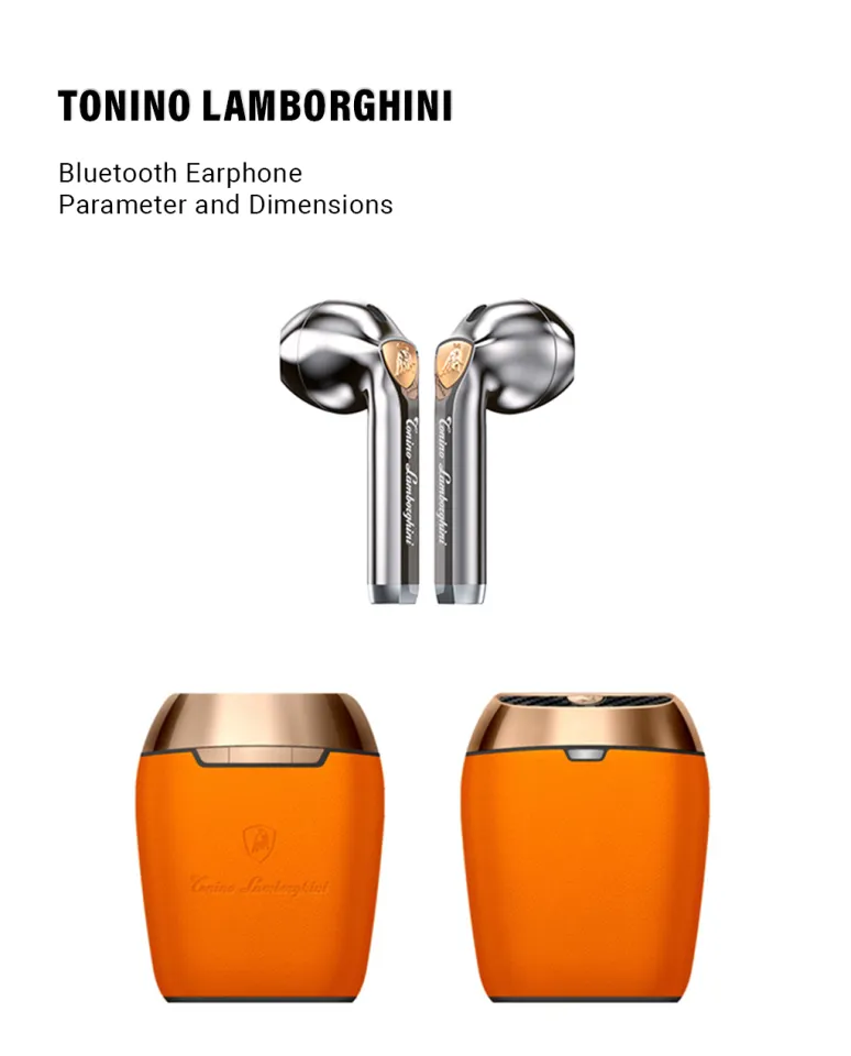 TONINO LAMBORGHINI Luxury TL69 Musician Bluetooth Earphones