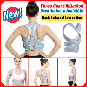 【5 Steel Support】Back Supporter Posture Adjustable Posture Corrector for Women and Men  Lumbar Back Support Belt Waist Adjustable Waist 60-108cm Breathable Orthopedic For Back Pain Pain Relief Back Supporter Strength Training Brace Waist