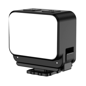 Mini LED Vloggings Light With Magnetic Mount And Waterproof Design For Action Cameras Cold Shoe Adapters 3000K 8700K Adjustable