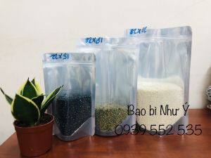 [1KG/SIZE] - TÚI ZIPPER GHÉP 1 MẶT BẠC 1 MẶT TRONG HÀNG ĐẸP CÓ SẴN SẢN PHẨM Y HÌNH