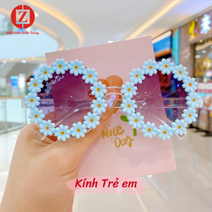 Kính râm đi nắng chống UV400 và tia cực tím hình hoa Cúc Daisy dễ thương trào lưu kính Bông siêu xinh mã T1640