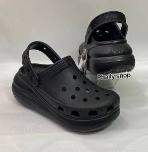 รองเท้าแตะ crocs รุ่น classic crush clog รองเท้าส้นสูง สำหรับผู้หญิงทุกแนว