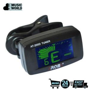 Aroma AT-200D High Quality Clip On Guitar Tuner Portable Universal Digital Tuner for Chromatic Guitar Bass Ukulele Violin