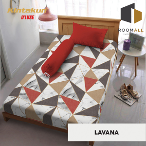 Sprei Deluxe Kintakun Lavana Ukuran 120x200 Single Seprei Flat Seprai Fitted