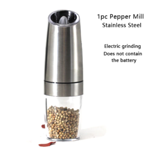 Pepper Mill Electric Pepper Grinder Salt Spice Herbal Containers Home Kitchen Cooking Salt And Pepper Grinder BBQ Tools
