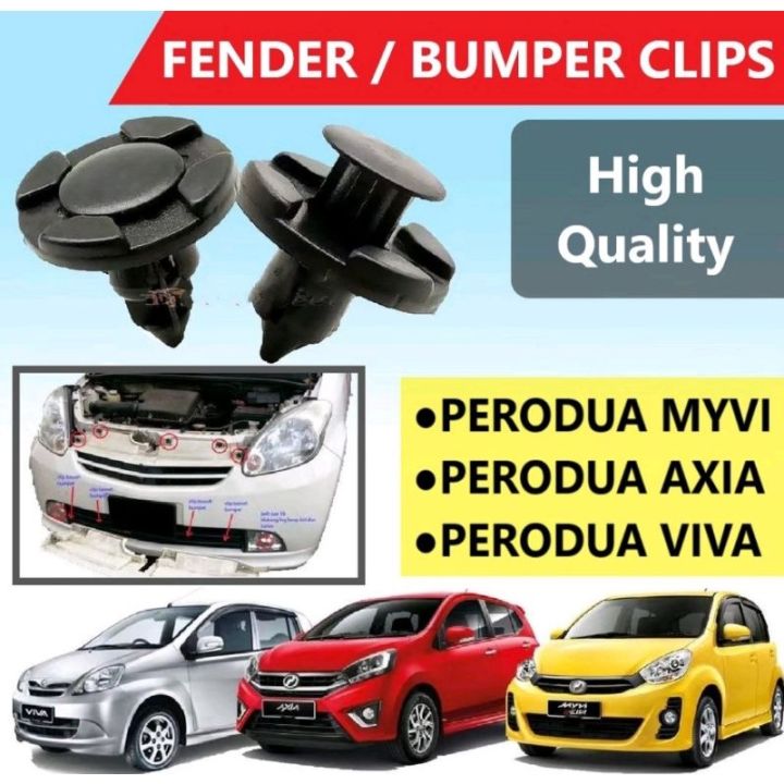 (Bumper Clip) Perodua Myvi Alza Axia Viva Bezza aruz avanza vios Bumper ...