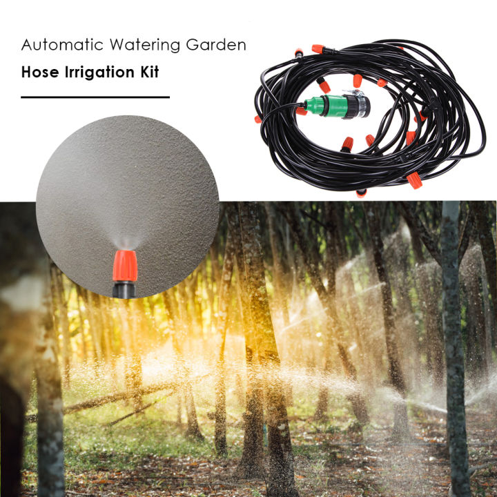 Automatic Watering Garden Hose Micro Drip Irrigation System Kit with ...