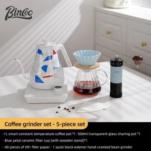 Bincoo Máy xay cà phê Hướng Dẫn Sử Dụng phin pha cà phê Bộ Cnc6 Sao lõi thép Cà Phê Cà phê hạt Maker Xách Tay Quà Tặng Tốt Nhất