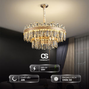 Đèn chùm thả trần phong cách Bắc Âu trang trí decor cho phòng khách phòng ngủ