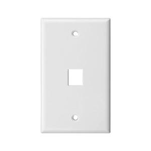 RJ45 Ethernet Keystone Jack Wall Plate Low Profile Gang Faceplate for Network Outlet Home Tools Wall Mount Socket for Ethernet Coupler