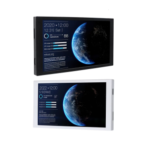 Secondary Display For PC Case Hardware Diagnostics Aluminum Frame With Direct USB Connection Wide Viewing Angles