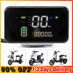 ✅Original fast delivery✅48V 60V 72V LCD Digital Speedometer Display Panel For Ebike Scooter Universal