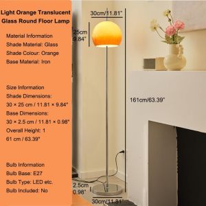 Giftdeal Vintage Arc Floor Lamp Ambient Mushroom Table Lamp For Living Room Bedroom Dimmable Floor Light