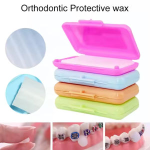 100boxes Dental Orthodontic Wax For Braces Oral Tool Teeth Whitening Relief Wax Sticks For Braces Gum Irritation