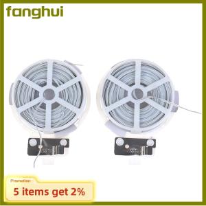 fanghui 1 chiếc cà vạt Xoắn cây trong vườn chắc chắn đa năng màu trắng (50m) kèm dây tráng