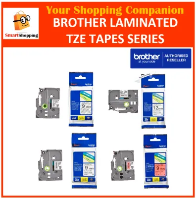 Brother Laminated TZE Tapes Label maker 6mm 9mm 12mm 18mm 24mm H107B PT-D400 PT-H110 PT-1000 PT-H500LI PT-E500VP PT-H105 PT-2730VP PT-D600