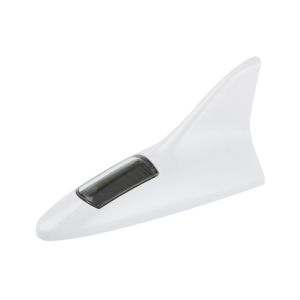 Antena Sirip Hiu Mobil Variasi LED RGB Sharkfin Shark Fin Tenaga Surya Bahan Plastik ABS OK