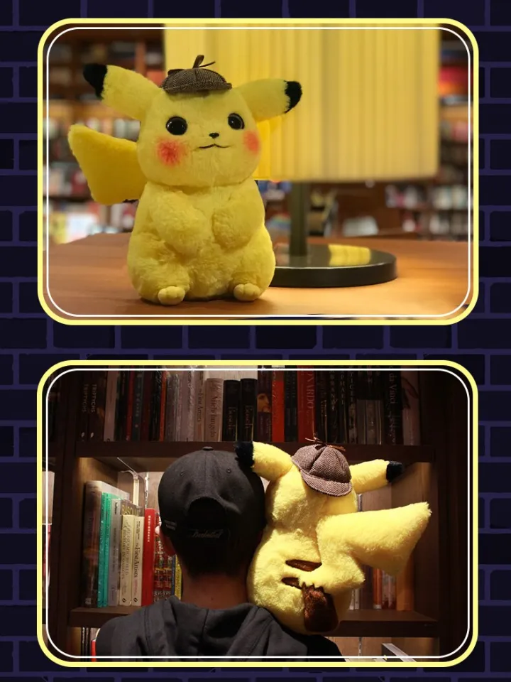 28Cm Original Pokemon Detective Pikachu Plush Toy High Quality