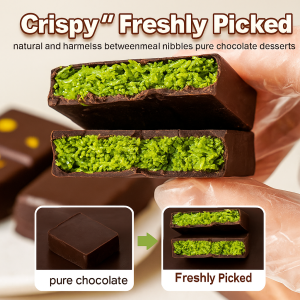 100% Asli✅ Internet-famous Dubai Chocolate Rich And Delicious Pistachio Sauce Luxury Chocolate Desert