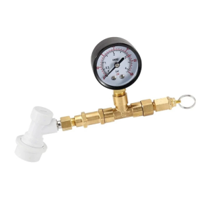 Beer Kegs Pressure Gauge Beer Fermentation Pressure Monitor With Clear Scale Display Brewing Accessories