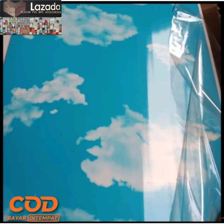 Plafon pvc ruang tamu Pvc Awan | Lazada Indonesia