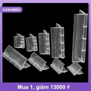 【CANAMEK】 10pcs bền rõ ràng Acrylic gấp bản lề trong suốt plexiglass bản lề 5 kích cỡ