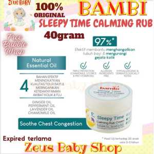 Bambi Baby Sleepy Time Calming Rub Cream 40gr