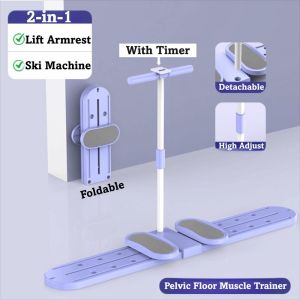 MECOME ปรับรูปทรงขาให้สวยงาม แมชชีนสกี ออกกำลังกายแบบแอโรบิก ขาเรียว ดีไวซ์ฝึกกล้ามเนื้อ ใหม่ ด้านล่างของอ่างล้างหน้า ที่ฝึกขาสะโพก ฟิตเนสที่บ้าน