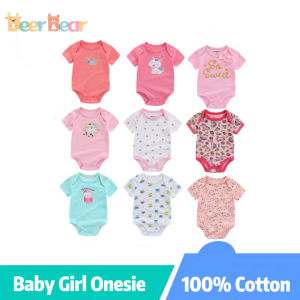 Deer-Bear Baby Girl Onesie Bodysuit Outfit Infant Newborn Romper Tops Shirts Jumpsuit Clothes Randomly Given