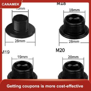 【CANAMEK 】 M15 M18 M19 M20 Aluminum Alloy MTB Bicycle Crank Screw Cap Road Bike Crankset Cover Caps Bolt