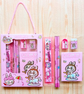 Set Alat Tulis Anak Motif Sanrio 8 in 1 Stationary Set Perlengkapan Sekolah