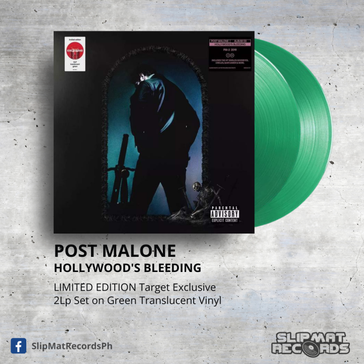 Post hotsell Malone - Hollywood's Bleeding Limited Edition Green Colored Vinyl (SEALED!)