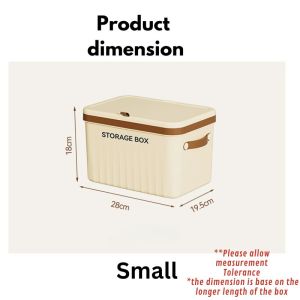 GTHome.sg storage box flip up or down lids easy to storage and stack up strong and durable