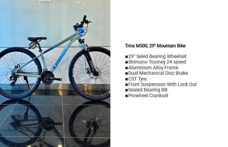 Bikes Trinx Majest 189 Quest Specs TRINX M500 Pro 29” Mountain