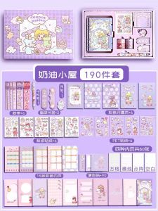 Diary Set Buku Jurnal Binder Aesthetic Buat Hadiah Ulang Tahun
