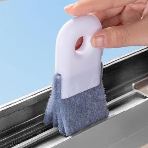 Window Frame Door Groove Crevice Brush Multi-functional Fan Cleaning Brush Washable Keyboard Cleaning Brush Clip Duster