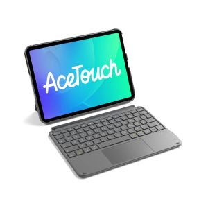 Bàn Phím Bluetooth Kiêm Ốp Lưng inateck Acetouch KB04122 Cho iPad Pro 11 / Air 11 / Gen 10/11 Có Trackpad Đa Điểm