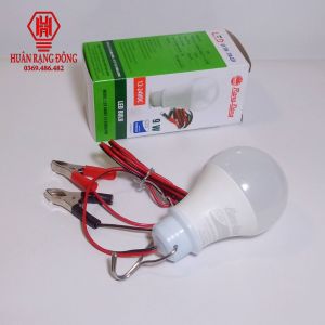 Bóng LED kẹp bình ắc quy 12vdc  Rạng Đông - Công suất 7w -9w - 12w.