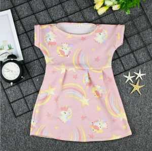 3pcs Dres Bayi Daster Anak Perempuan baju Bahan Kaos anak umur 0 bulan sampai 6 tahun  Dress lengan anak TERLARIS | BAHAN PREMIUN - ADEM ( Random )