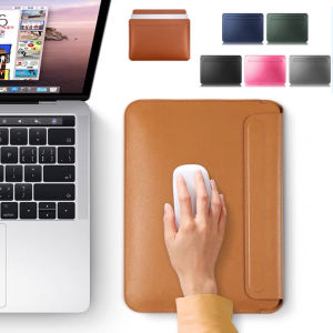 กระเป๋าใส่แล็ปท็อปหนัง PU กันน้ำสำหรับ MacBook 11 12 13 13.3 14 15 16นิ้ว Air Pro Hp Dell ผู้หญิงผู้ชาย