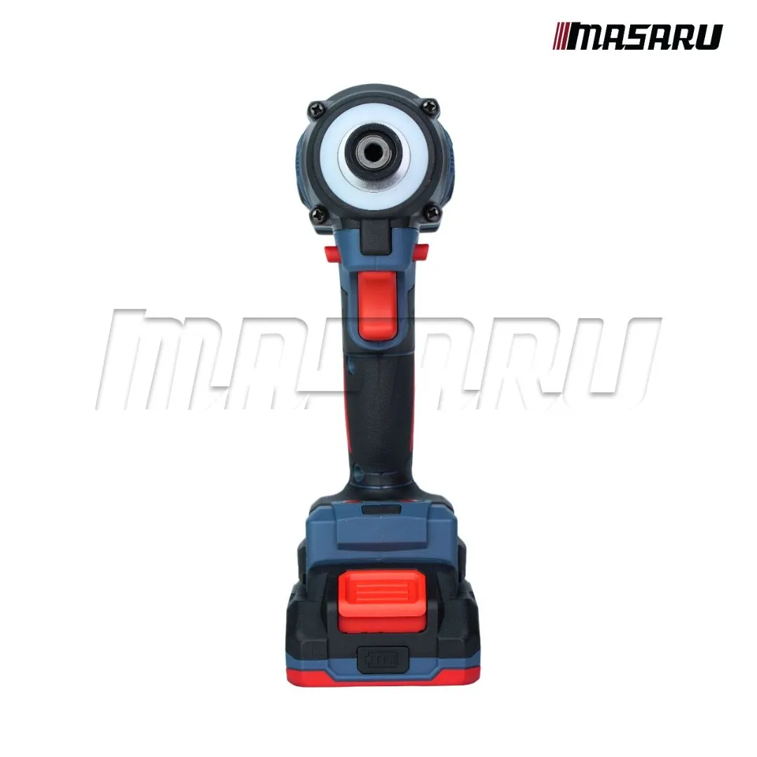 MASARU รุ่น SCDI-155 แรงบิด 230 N.m ไขควงกระแทกไร้สาย ไขควงไร้สาย มอเตอร์บัสเลส อุปกรณ์ครบชุด Brushless